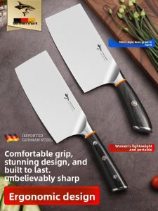 Mad Shark | Chef Professional Home Use Sharp Stainless Steel Butchering Chefs Knife
