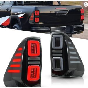 A pair for TOYOTA HILUX REVO ROCCO 2016-2022 Full LED tail light assembly