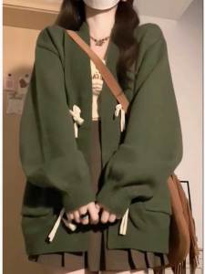 ชุดนักเรียนสไตล์เกาหลีสเวตเตอร์ถักฤดูหนาว กระโปรงจีบ ชุดนักเรียน ชุดสเวตเตอร์ฤดูหนาวสำหรับผู้หญิง ชุดฤดูใบไม้ร่วงและฤดูหนาว