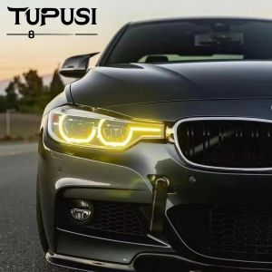 Bảng Đèn LED Angel Eyes Màu Vàng DRL Cho BMW 3 Series F30 F31 F34 320 328 2016-2019 Độ Sáng Cao Lắp Đặt Dễ Dàng Đèn Chạy Ban Ngày