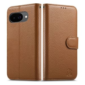 LS | Wallet Flip Leather Case For Google Pixel 11 Pro XL 10 9 8 7 Pro XL 10A 9A 8A 7A With Card Slots Strap RFID Blocking Phone Bag