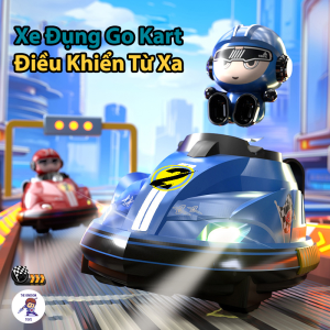Đồ Chơi Điều Khiển Từ Xa Xe Đụng Go Karts 2.4Ghz Có Đèn Và Nhạc Vui Nhộn Thích Hợp Chơi Nhiều Người