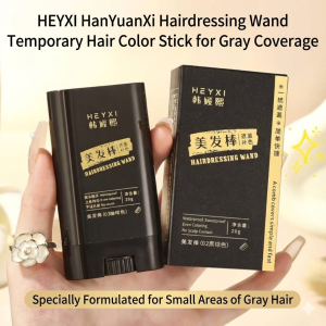 Waterproof hair dye stick - quickly covers gray natural appearance long-lasting color retention suitable for all hair types