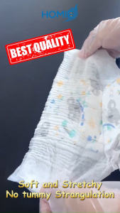 【5pcs Diaper TRIAL PACK】🏅HOMIE PREMIUM Super Absorbent Core Baby DIAPER/PANT Upgraded Version Soft