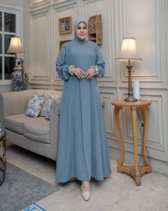 TERBARU Arsyakayla Zila Dress Premium | Gamis Polos | Gamis Cantik Kekinian