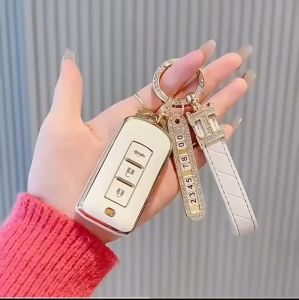 Bao Da Vỏ Bảo Vệ Ốp Chìa Khóa Bọc Chìa Khóa Ô Tô Mitsubishi Xpander Outlander Triton Attrage Mirage Pajero Sport