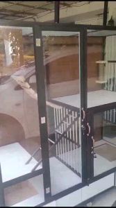 Kandang Kucing Alumunium & Mainan Litter Box Laci