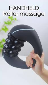 Foreverlily | Handle Mini Body Massage Roller Muscle Relaxation Fascia Roller Massager Body Rolling Percussive Massager For Arm Leg Shoulder