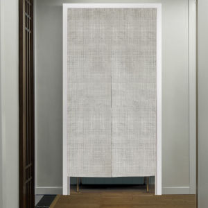 Chinese Style Simple Single-Sided Printed Door Curtain Room Partition Curtain Bedroom Privacy Curtain Home Decorative Fabric