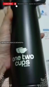 COD One Two Cups Botol Minum Termos Air Panas Dingin with Cup Head 500ml SUS304