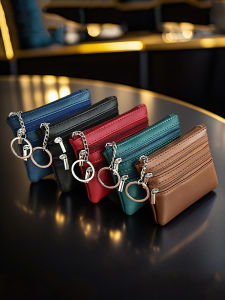 Casual Summer Womens Coin Purse Key Storage Bag Small Zipper Bag Multi-Functional Coin Wallet Leisure Key Holder Youth Style
