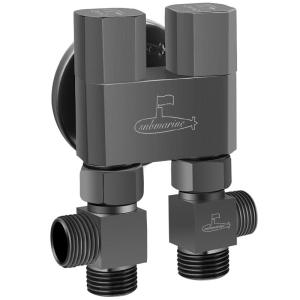 Submarine | Triple Outlet Extended Copper Splitter Valve 1-3 Way Washing Machine
