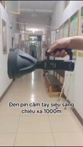 BH 24 Tháng/Đèn Pin Siêu Sáng Độ Sáng Lớn Chiếu Xa 200m-500m Pin Cực KhủngCổng Sạc TYPE-C Tiện Lợi Dùng Sạc Điện+IPX4