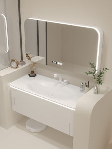 DIPURUI | Trendy Solid Surface Integral Basin Arc Shaped