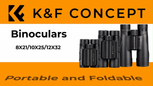 K&F CONCEPT 12x32 Professional HD Binoculars for Kids and Adults Waterproof & Lightweight for Bird Watching Hunting Travel with BAK4 Prism+FMC Lens+IP65 Waterproof & Neck Strap