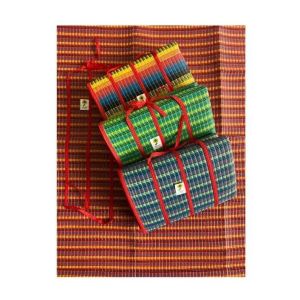 Tikar Plastik Berkelah Picnic Size Besar Lipat 3 Mudah Simpan Hand Carry