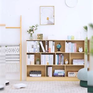 ชั้นวางหนังสือ ชั้นอเนกประสงค์ ตู้โชว์ สไตล์เรียบง่าย ระหว่างชั้นสูง จัดเก็บได้เยอะ เข้าได้กับทุกมุมบ้าน