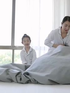 【100% Cotton】Premium Cotton Fitted Bedsheet Set Breathable cadar single/queen/king size (With Pillowcase)