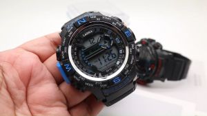 Bonus Box Jam Tangan Pria Digital Lasika Original 616 Sport Water Resistant