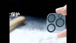 Dán camera Iphone 16 Pro Max thấu kính nổi 3D - Cường lực camera Iphone 16 Pro Max độ cứng 9H trong suốt