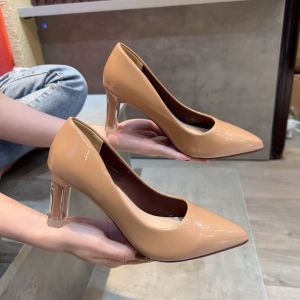 Giày Cao Gót Nữ Mũi trơn Giày búp bê mũi nhọn nữ tính cao 5p và 7p Xưởng Giày Nhà Bèo Cotron