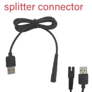 Electric Shaver Power Cord Replacement Hair Clippers Charger USB Adapter Cable Universal