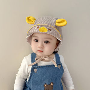 Cute Baby Cotton Hat Ear Protection Spring Autumn Style for Boys And Girls Windproof Sunshade Cap Baby Clothing Accessories