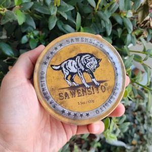 Sáp vuốt tóc Sawensito [ Con Sói Vàng ] - 100gr Giữ nếp 24H  đồng hồ  mùi hương nam tính.
