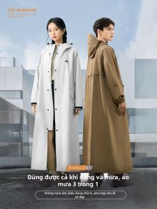 QUANYAN | Rainproof Raincoat for Adults Extra Thick Riding Use