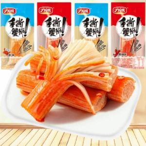 ลูกเห็บมังสวิรัติรสเผ็ดพร้อมทานจากทะเล สุขภาพดี ขนมเล็กสำหรับทานเล่น อาหารเสริม แหล่งโปรตีนทะเลอันหลากหลาย