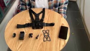 New chest strap belt buckle phone clip mount for iPhone 13 14 Samsung Huawei smartphone clip chest fixed holder for GoPro