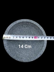 Cobek batu asli Gunung 100% ukuran 14 cm harga termurah ( uang kembali jika bukan batu asli)
