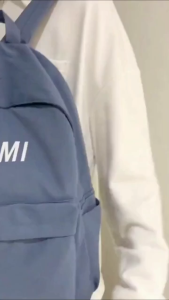 Student Cute Backpack Small White Duck Pendant Backpack Fashion Travel Bag