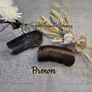 PENAMBAH PONI 11CM / PENINGGI PONI / SIRKAM SASAK RAMBUT / BANTALAN RAMBUT PONI / BANTALAN RAMBUT PENAMBAH VOLUME RAMBUT / BOUFFANT BEEHIVE HAIR SHAPER / PPR7875