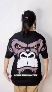 BSL - 145 Bisalo Baju Kaos Pria Wanita lengan pendek motif \"GORILLA MAYHEAM\" Digital Printal Kaos Distro Combed Atasan - pakaian wanita - pakaian pria - baju wanita - baju pria - atasan wanita pria - kaos oversize - kaos hitam putih - kaos katun