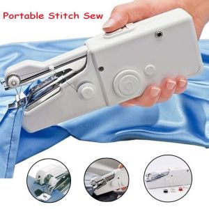 Portable Handheld Sewing Machine Mini Sew Needlework Cordless Clothes Fabrics Sewing Machine