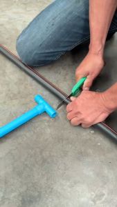 ข้อต่อสามทางPE+PVC ขนาด 20 มิล และ 25 มิล สวมต่อท่อPVC ขนาด 1/2 นิ้ว(4หุน) ขาย 10 ตัว และ 20 ตัว