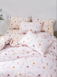 100% Pure Cotton Rural Style 4-Piece Bedding Set