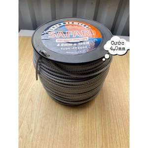 150M Cước Cắt Cỏ Vuông Gai SAFARI NHẬT BẢN 3.0mm-3.5mm-4.0mm