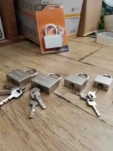 Gembok Chrome WILMER Pengunci Panjang Rumah Pagar Top Security Oval