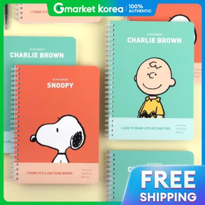 ART BOX | Artbox /Hohop Snoopy A5 Spiral Lined Notebook (2 Options)