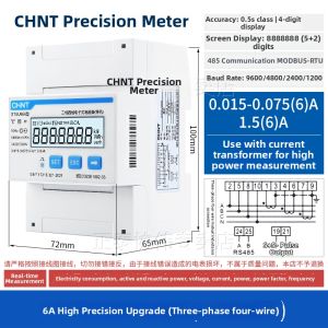 CHNT | Remote Meter Reading Multifunction Smart Electricity Meter 380V Three Phase
