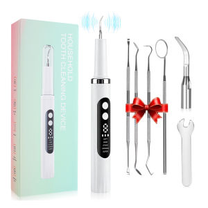 Afdeal | Intelligent Ultrasonic Dental Scaler Teeth Tartar Remover 5 Modes Electric LED Teeth Cleaner Tooth Stone Calculus Plaque Removal