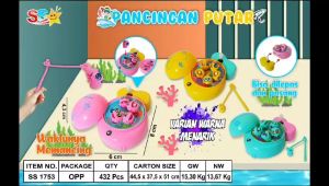 Mainan Anak Mancingan Ikan Putar Bentuk Ikan Mini 1753 - Pancingan Ikan - Fishing Game