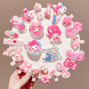 Pink Meileti Hair Clip for Girls Cute Sweet Baby Girl Hair Accessory Side Bangs Hair Clip Childrens Fashion Hair Accessories