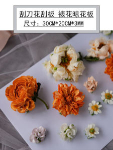 White Transparent Acrylic Plastic Scraper Flower Board Korean Style Flower Drying Board Baking DIY Tools Kitchen Utensils