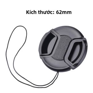 Nắp Đậy Ống Kính Phía Trước Máy Ảnh DSLR Phổ Thông Tương Thích Với Canon Nikon Sony Olympus Fuji Lumix - Nhiều Kích Cỡ Khác Nhau 37/43/46/49/52/55/58/62/67/72/77/82mm