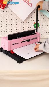 OFFICOM Wire Binding Machine STD12A A4 Size 34 Hole Punched Sheets