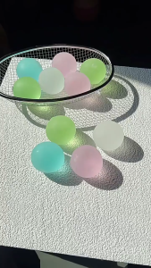UNRAION Squishy Ball Coconut Oil Filled Stress Relief Toy