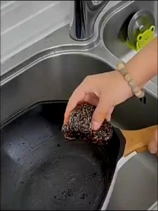 Spons Kawat Cuci Piring Stainless Steel & Panci Dispenser Spons Serabut Alumunium